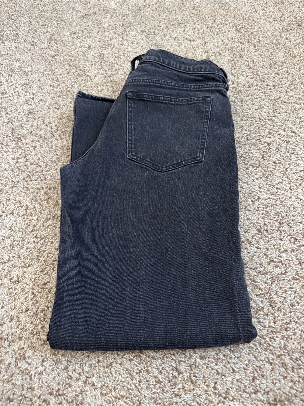 ABERCROMBIE AND FITCH LOW RISE BAGGY JEANS
